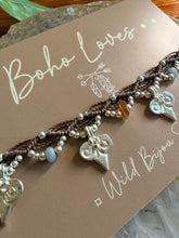 Load image into Gallery viewer, Angelite & Carnelian Anklet