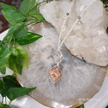 Load image into Gallery viewer, Crazy Lace Agate and Clear Quartz Necklace