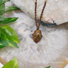 Load image into Gallery viewer, Unakite Necklace