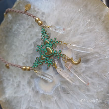 Load image into Gallery viewer, Goddess Necklace with Clear Quartz