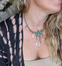 Load image into Gallery viewer, Goddess Necklace with Clear Quartz