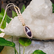 Load image into Gallery viewer, Chevron Amethyst Necklace