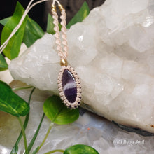 Load image into Gallery viewer, Chevron Amethyst Necklace