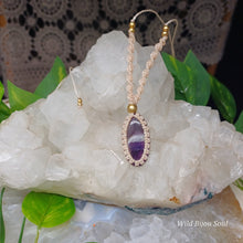 Load image into Gallery viewer, Chevron Amethyst Necklace