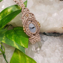 Load image into Gallery viewer, Moonstone & Clear Quartz Necklace