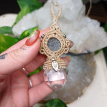Load image into Gallery viewer, Amethyst & Clear Quartz Necklace