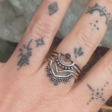 Load image into Gallery viewer, Amethyst Silver Rings