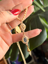 Load image into Gallery viewer, Rutile Quartz and Kyanite necklace