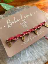 Load image into Gallery viewer, Rhodochrosite Anklet