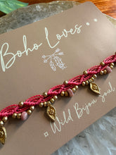 Load image into Gallery viewer, Rhodochrosite Anklet