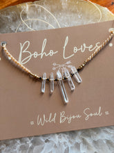 Load image into Gallery viewer, Clear Quartz Crystal Choker