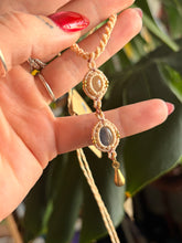 Load image into Gallery viewer, Rutile Quartz and Kyanite necklace