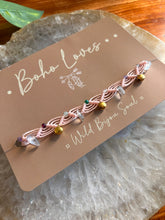 Load image into Gallery viewer, Mixed crystals and Bells anklet