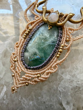 Load image into Gallery viewer, Feather Fluorite Necklace