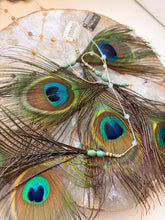 Load image into Gallery viewer, Peacock Feather hair clip