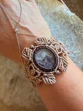 Load image into Gallery viewer, Chevron amethyst bracelet
