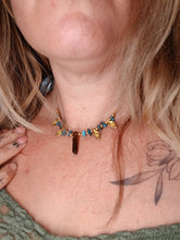 Load image into Gallery viewer, Smokey Quartz & Apatite Necklace