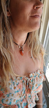 Load image into Gallery viewer, Carnelian Arrowhead necklace