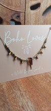 Load image into Gallery viewer, Smokey Quartz & Apatite Necklace