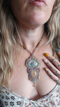 Load image into Gallery viewer, Bohemian Heart ~ Ruby in Fushite and Coral