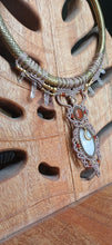 Load image into Gallery viewer, Goddess Choker - Selenite • Carnelian •Clear Quartz