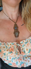 Load image into Gallery viewer, Labradorite & Moss Agate Necklace