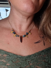 Load image into Gallery viewer, Smokey Quartz & Apatite Necklace