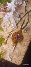 Load image into Gallery viewer, Amethyst & Lemurian Quartz