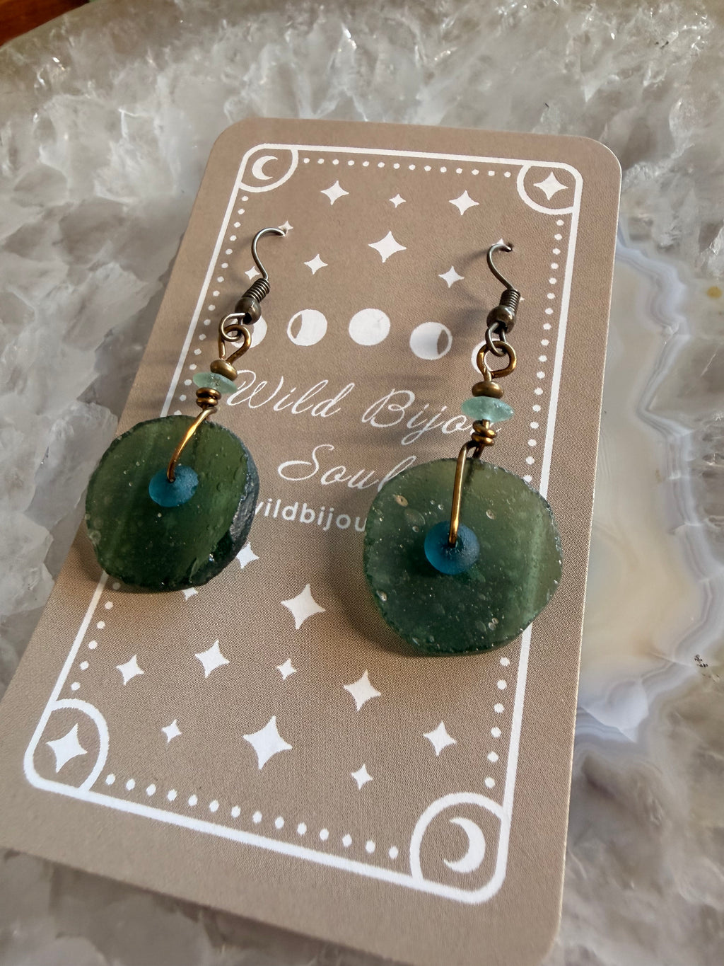 Sea Glass Earrings