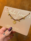 Ruby Spiral Necklace