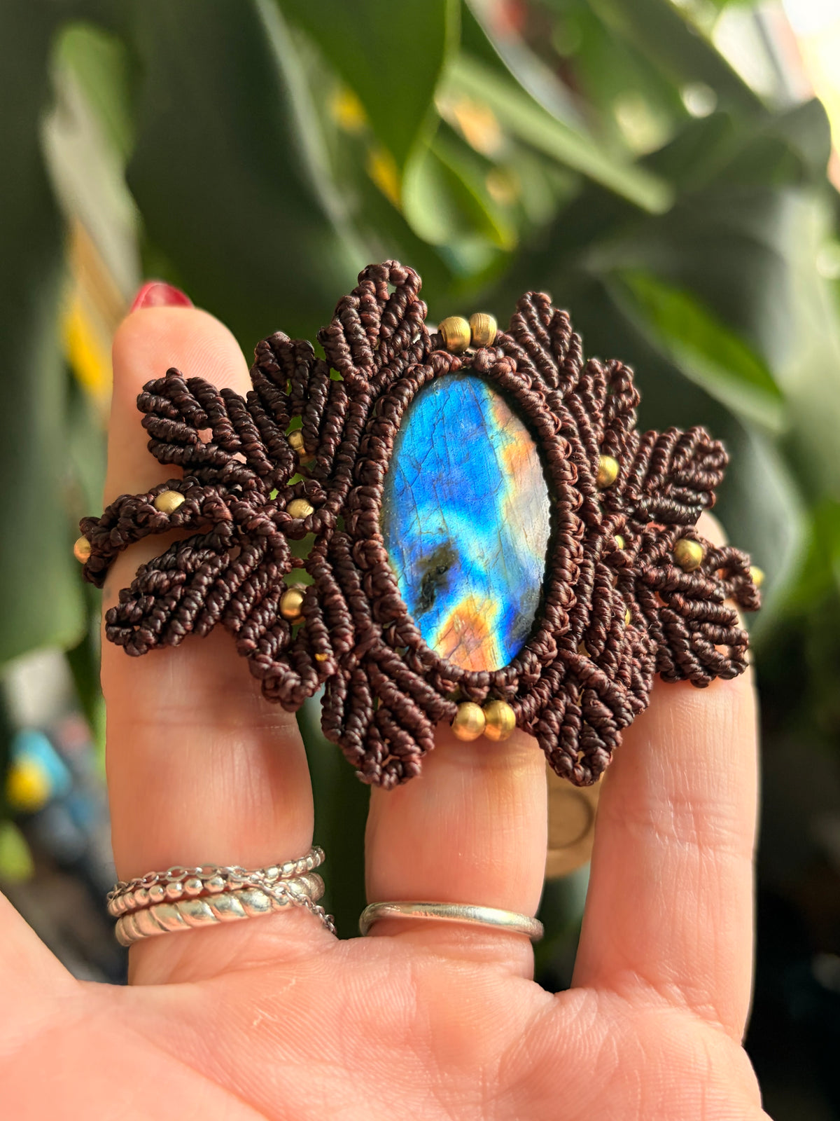 Labradorite bracelet