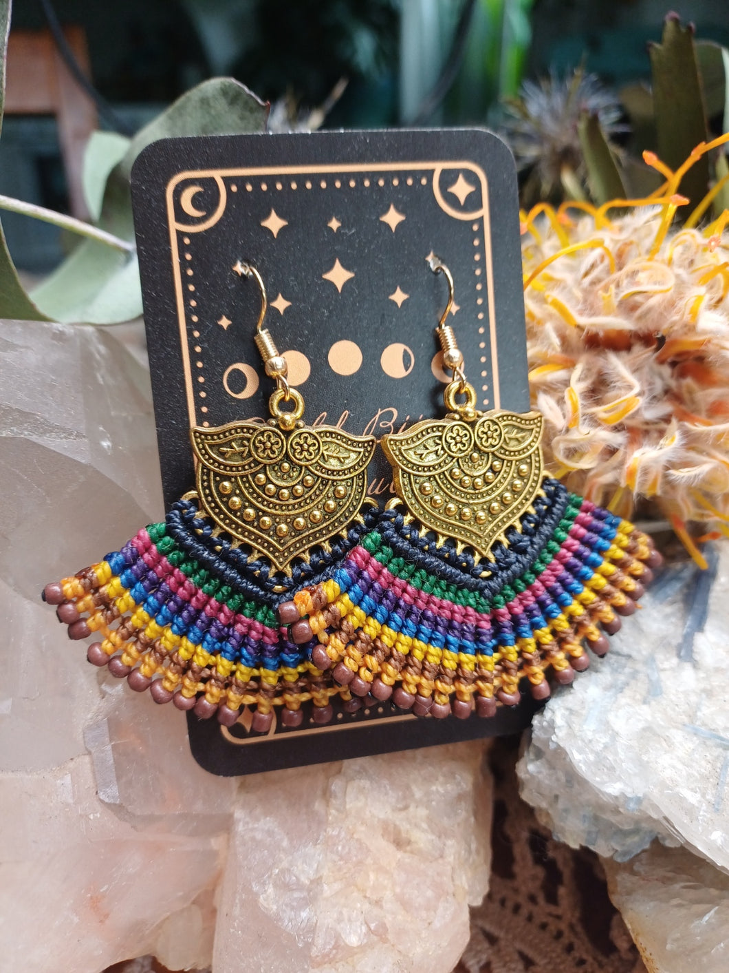 Macrame Egyptian Earrings