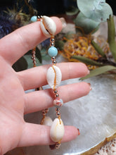 Load image into Gallery viewer, Jasper Cowrie Shell Anklet
