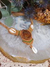 Load image into Gallery viewer, Ammonite Cowrie Necklace
