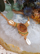 Load image into Gallery viewer, Ammonite Cowrie Necklace
