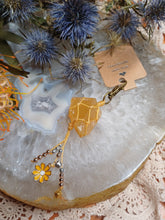 Load image into Gallery viewer, Yellow Calcite Keyring
