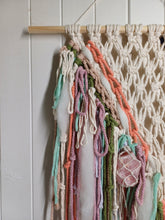 Load image into Gallery viewer, Rose Quartz Textile Wall Hanging
