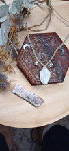 Load image into Gallery viewer, Handmade Clear Quartz charm necklace
