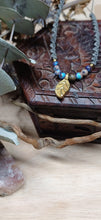 Load image into Gallery viewer, Handmade Brass Charm Jasper Necklace
