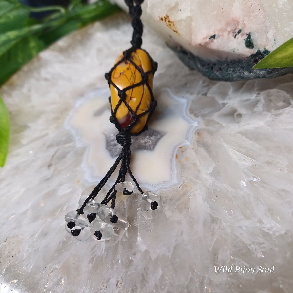 Mookaite Tassel Necklace