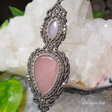 Load image into Gallery viewer, Rose Quartz &amp; Kunzite Necklace
