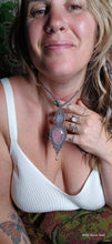 Load image into Gallery viewer, Rose Quartz &amp; Kunzite Necklace
