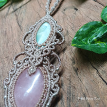 Load image into Gallery viewer, Heart &amp; Soul Renewal ~ Hemimorphite &amp; Rose Quartz
