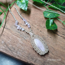 Load image into Gallery viewer, Awaken your heart ~ Kunzite Necklace
