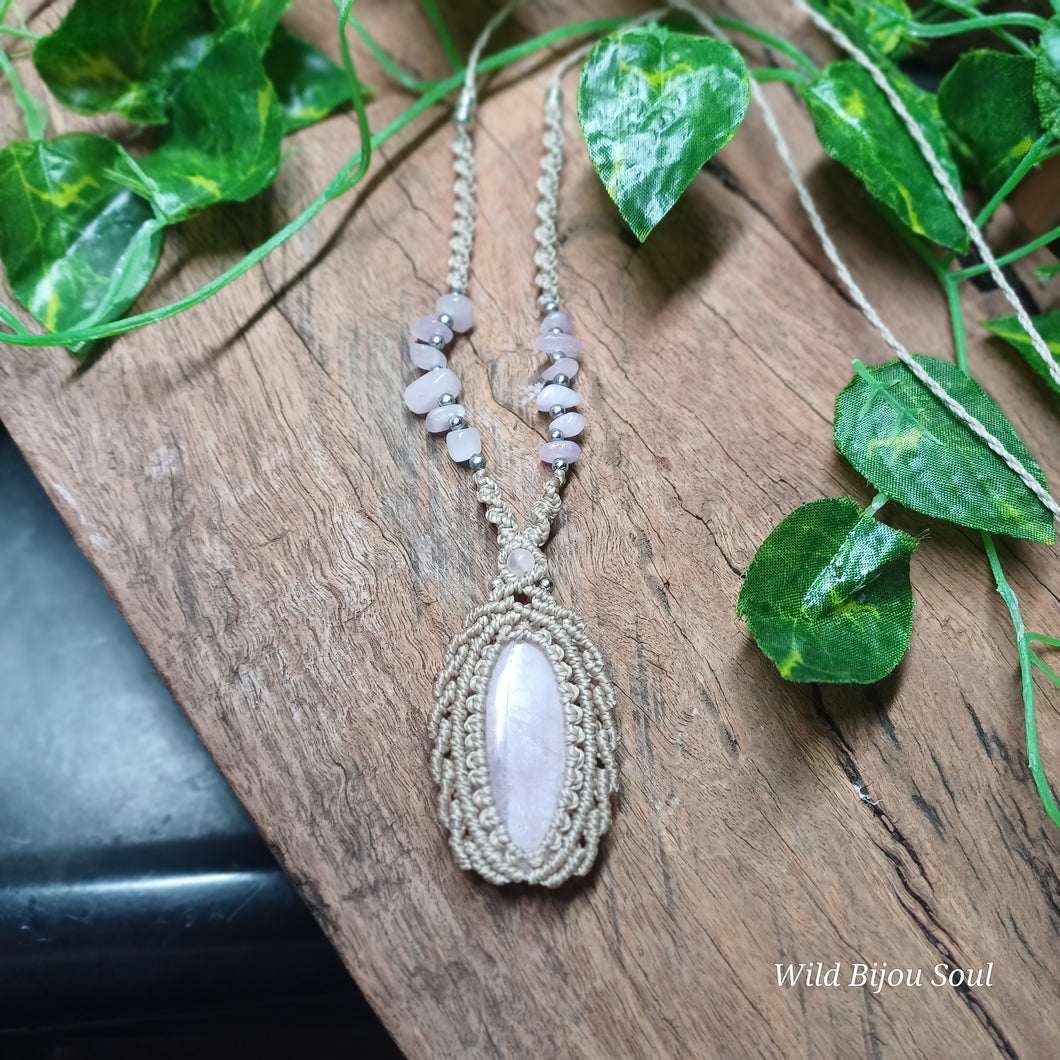 Awaken your heart ~ Kunzite Necklace