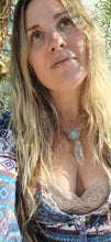 Load image into Gallery viewer, &quot;Celestial Dream song&quot; Larimar, Clear Quartz and Opal
