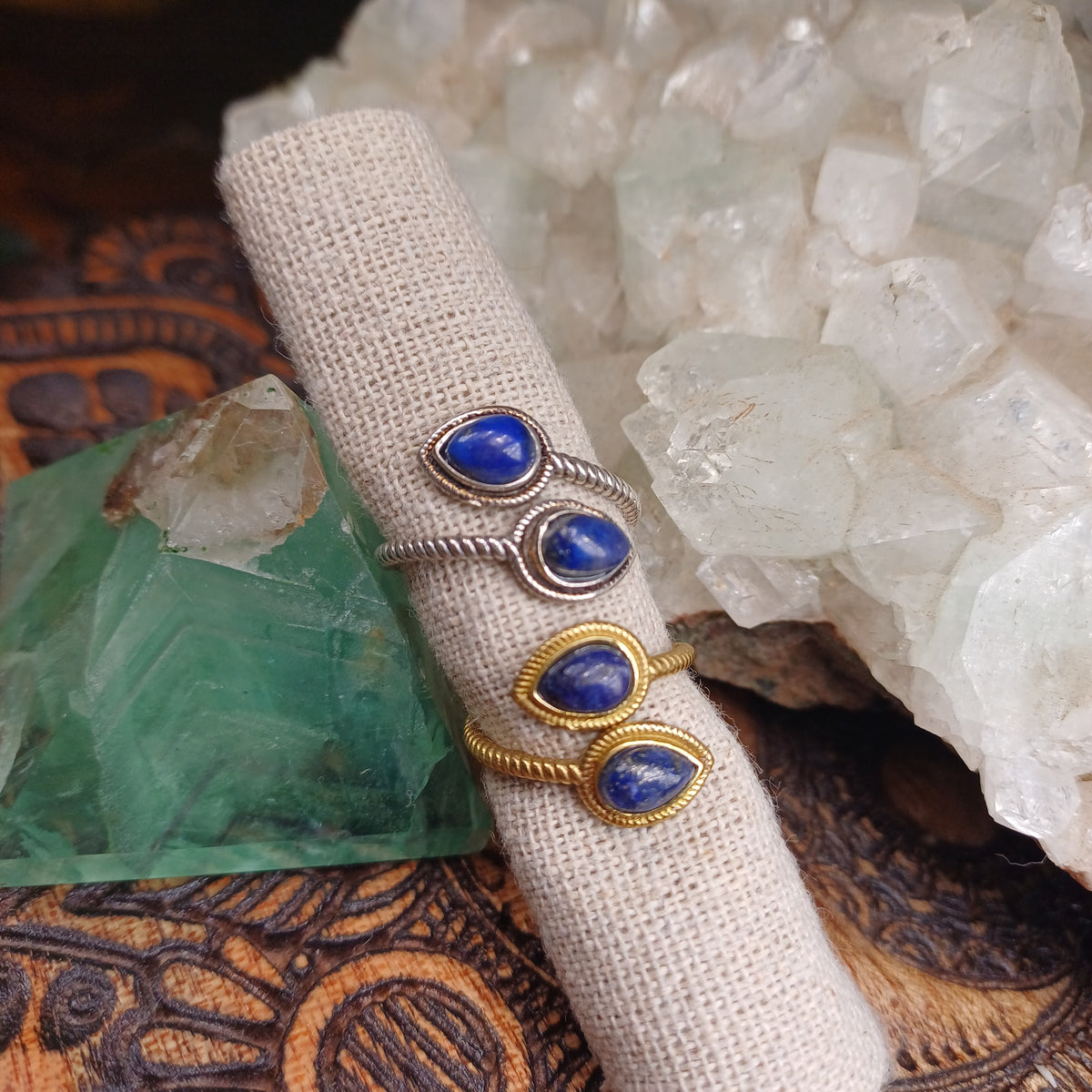 Lapis Lazuli Wrap Ring