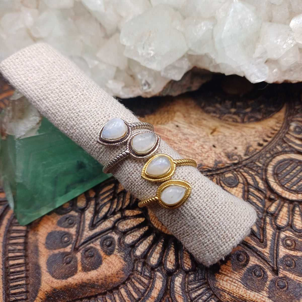 Moonstone Wrap Ring