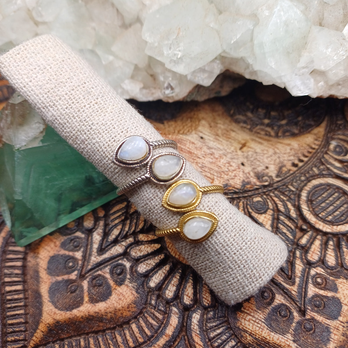 Moonstone Wrap Ring