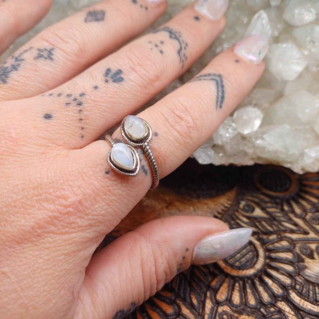 Moonstone Wrap Ring